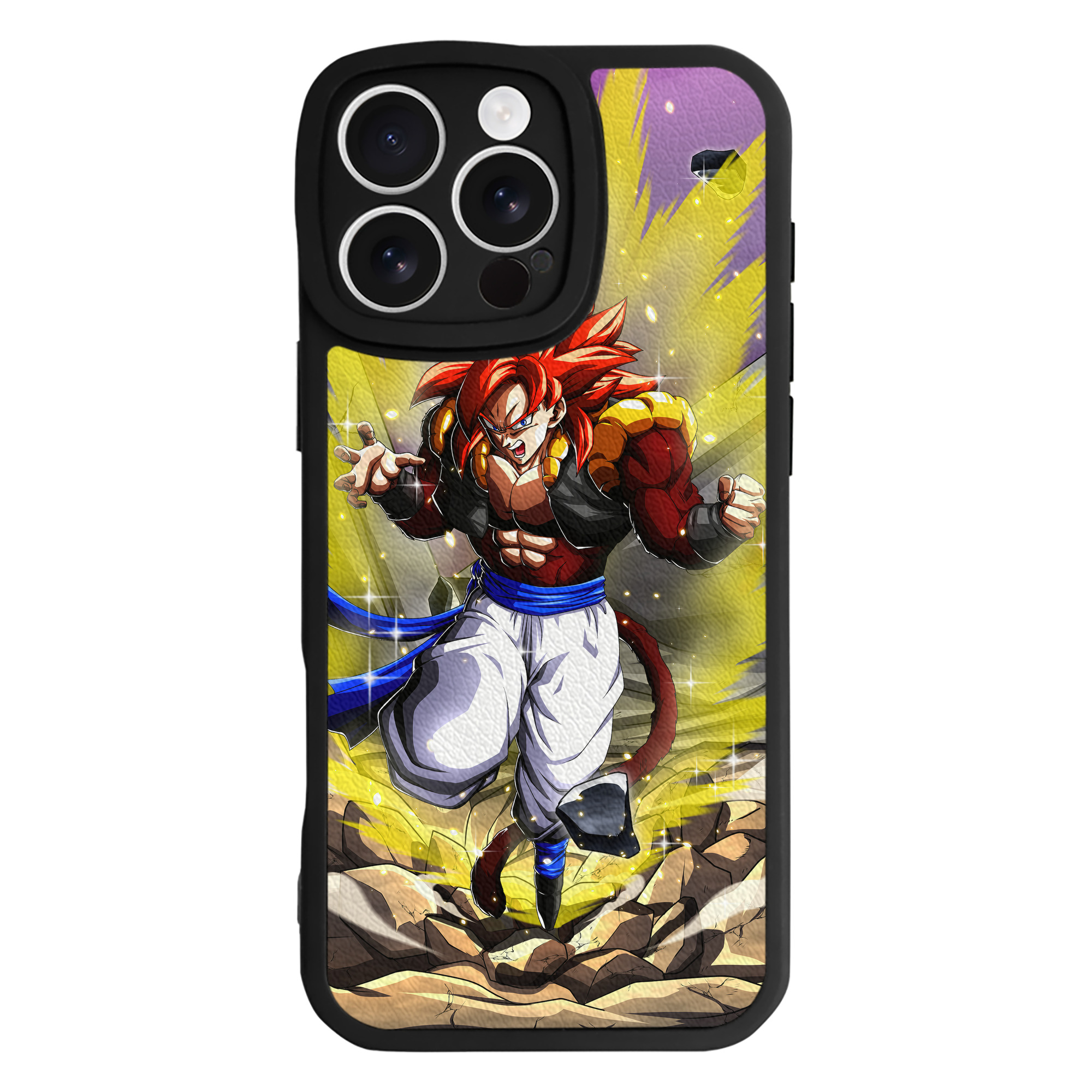 （画像用） ドラゴンボール DRAGON BALL 【iPhone 16シリーズ対応】シリコンスマホケース（レザー調） 材質：シリコン
